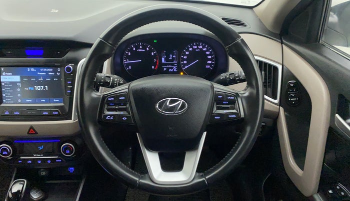 2018 Hyundai Creta SX AT 1.6 PETROL, Petrol, Automatic, 26,218 km, Steering Wheel Close Up
