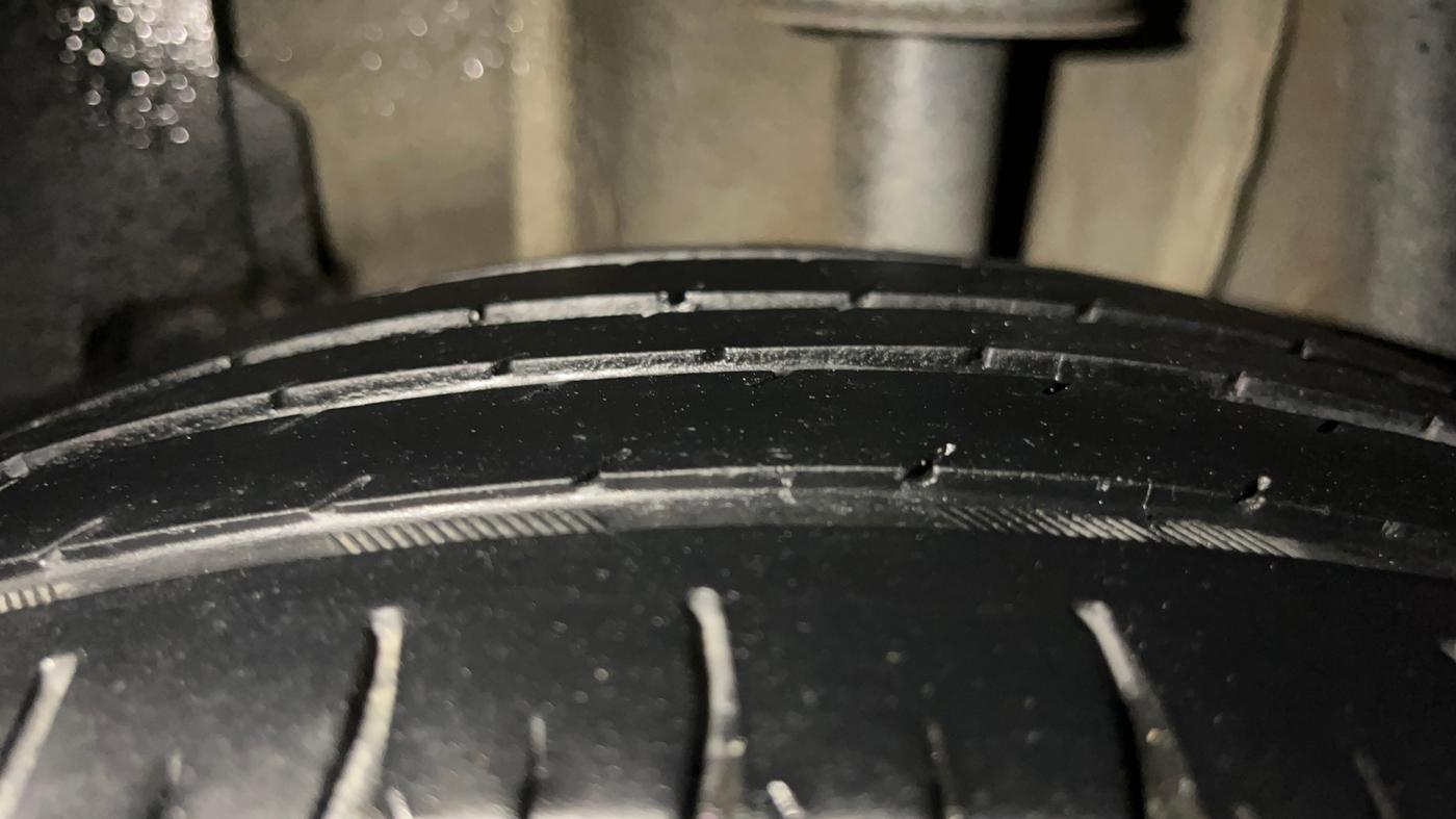 2019 Tata TIGOR XZ PLUS PETROL, Petrol, Manual, 88,668 km, Left Rear Tyre Tread