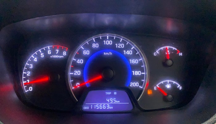 2015 Hyundai Grand i10 ASTA (O) 1.2 KAPPA VTVT, Petrol, Manual, 1,15,614 km, Odometer Image