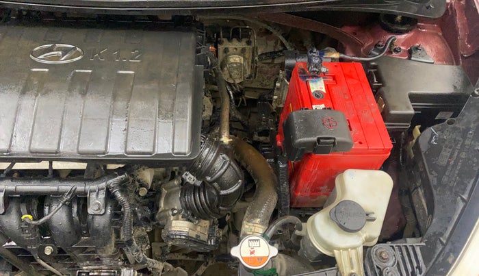 2015 Hyundai Grand i10 ASTA (O) 1.2 KAPPA VTVT, Petrol, Manual, 1,15,614 km, Engine View - Left