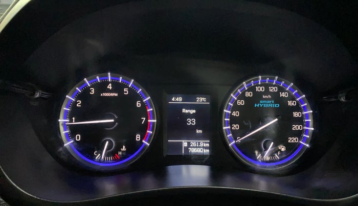 2021 Maruti S Cross ZETA 1.5, Petrol, Manual, 78,674 km, Odometer Image