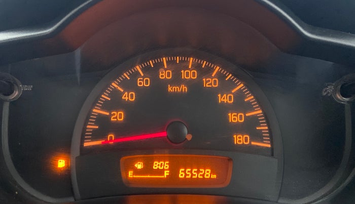 2015 Maruti Celerio VXI, Petrol, Manual, 65,528 km, Odometer Image