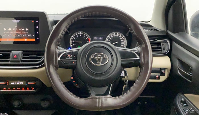 2022 Toyota Glanza S, Petrol, Manual, 57,430 km, Steering Wheel Close Up