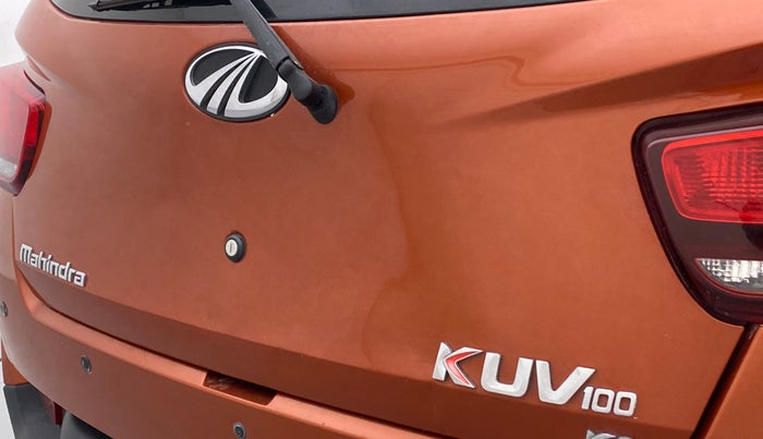 2016 Mahindra Kuv100 K8 6 STR, Petrol, Manual, 61,322 km, Dicky (Boot door) - Slightly dented