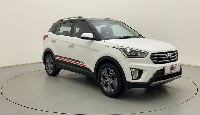 2016 Hyundai Creta SX PLUS  ANNIVERSARY EDITION 1.6 PETROL, Petrol, Manual, 68,403 km, Right Front Diagonal