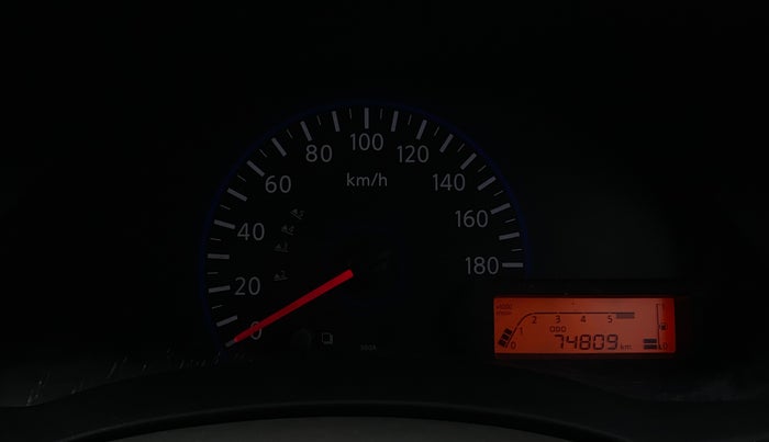 2016 Datsun Go Plus T, Petrol, Manual, 74,805 km, Odometer Image