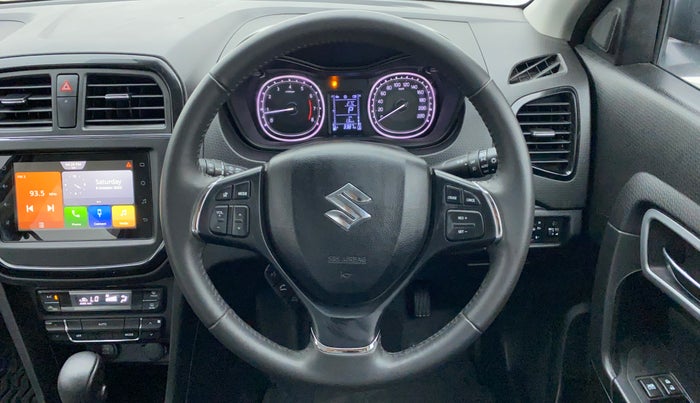 2021 Maruti Vitara Brezza ZXI+ AT SHVS, Petrol, Automatic, 3,450 km, Steering Wheel Close Up