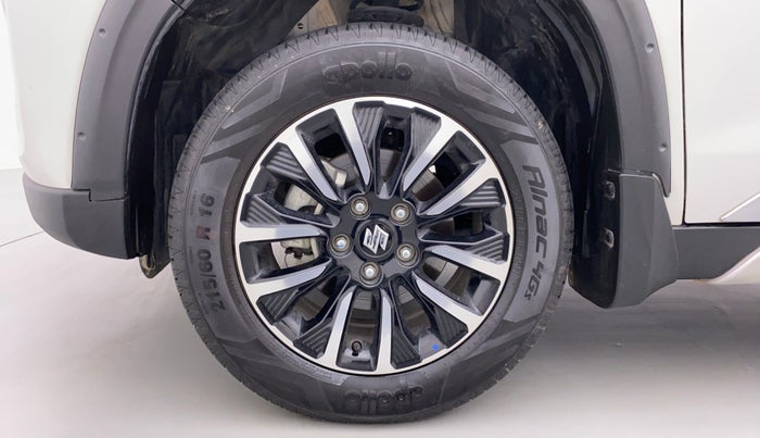 2021 Maruti Vitara Brezza ZXI+ AT SHVS, Petrol, Automatic, 3,450 km, Left Front Wheel