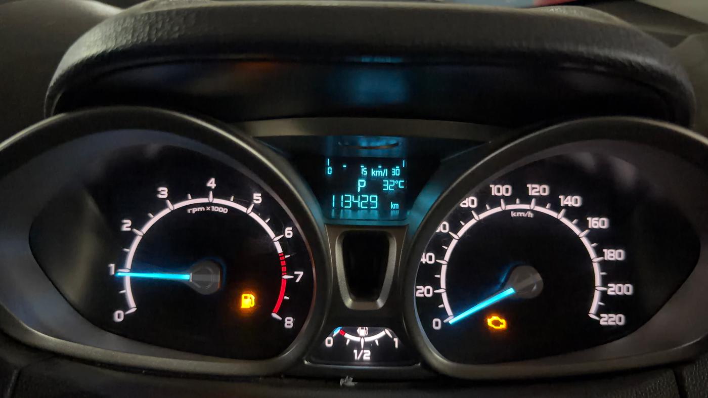 2017 Ford Ecosport TITANIUM 1.5L PETROL AT, Petrol, Automatic, 1,13,429 km, Odometer Image