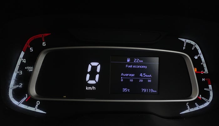2022 KIA SONET HTX 1.5, Diesel, Manual, 79,112 km, Odometer Image