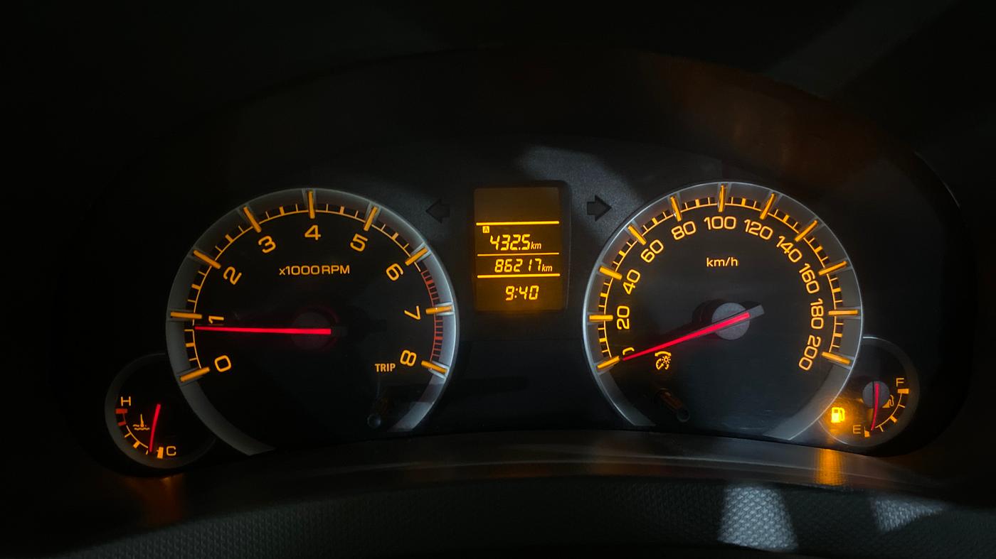 2016 Maruti Ertiga VXI, Petrol, Manual, 86,198 km, Odometer Image