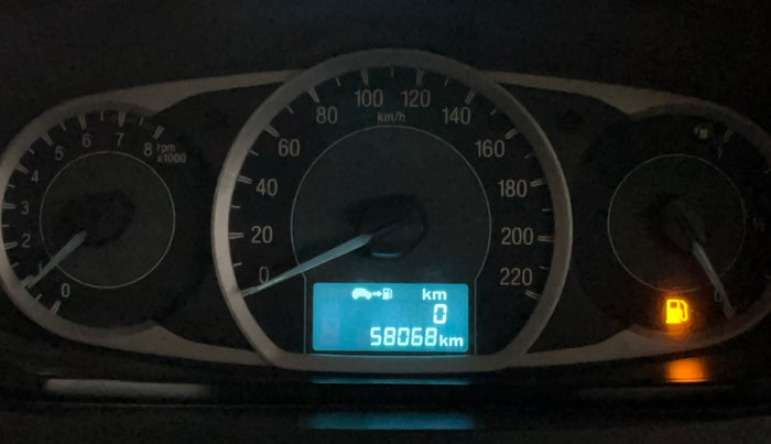 2017 Ford Figo Aspire TITANIUM 1.2 PETROL, Petrol, Manual, 58,060 km, Odometer Image