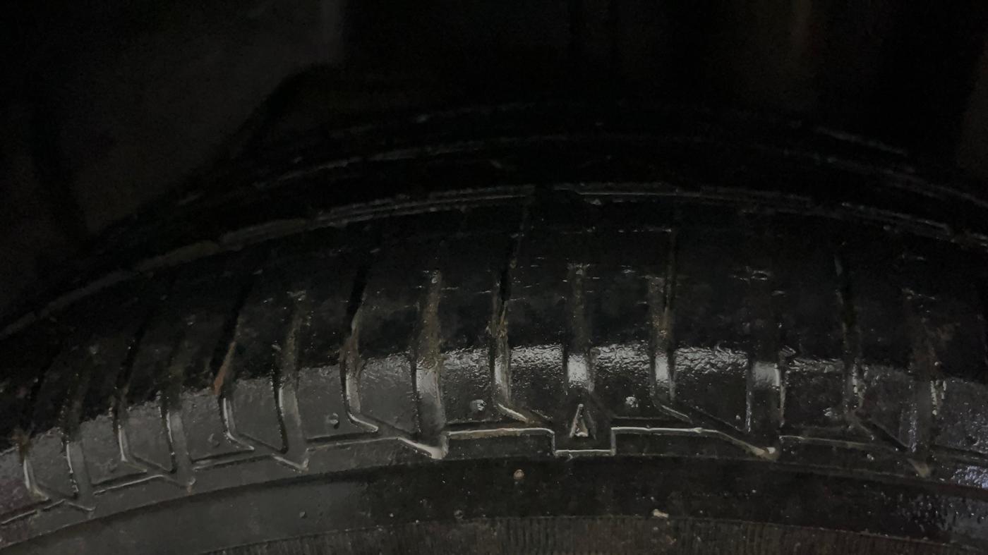 2017 Ford Figo Aspire TITANIUM 1.2 PETROL, Petrol, Manual, 58,097 km, Left Rear Tyre Tread