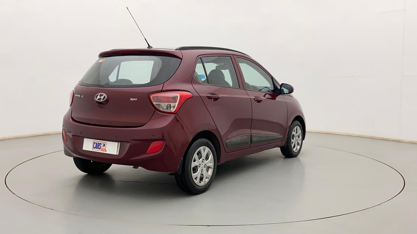 2015 Hyundai Grand i10 SPORTZ 1.2 KAPPA VTVT, Petrol, Manual, 1,03,492 km, Right Back Diagonal