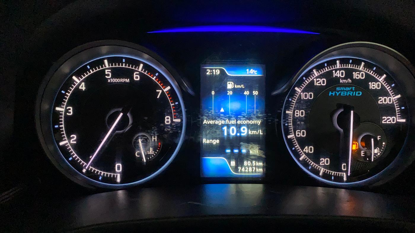 2019 Maruti XL6 ZETA MT, Petrol, Manual, 74,336 km, Odometer Image