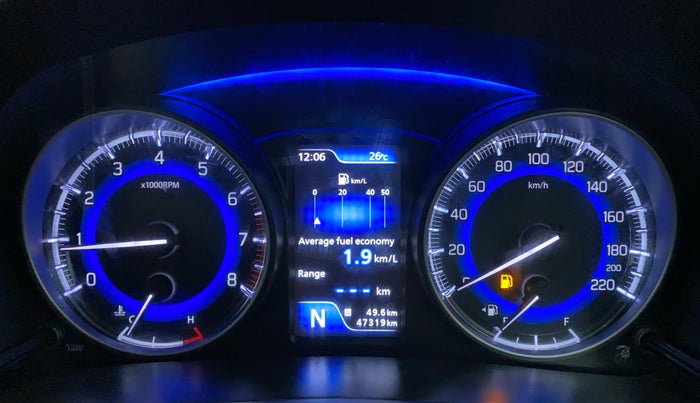 2018 Maruti Baleno ZETA 1.2 K12 AMT, Petrol, Automatic, 47,707 km, Odometer Image