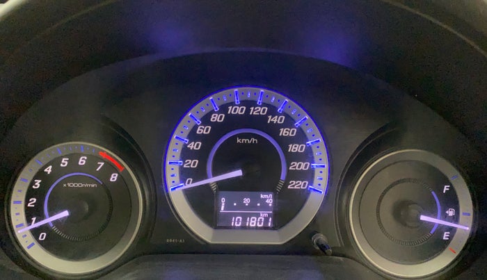 2012 Honda City 1.5L I-VTEC S MT, Petrol, Manual, 1,01,853 km, Odometer Image