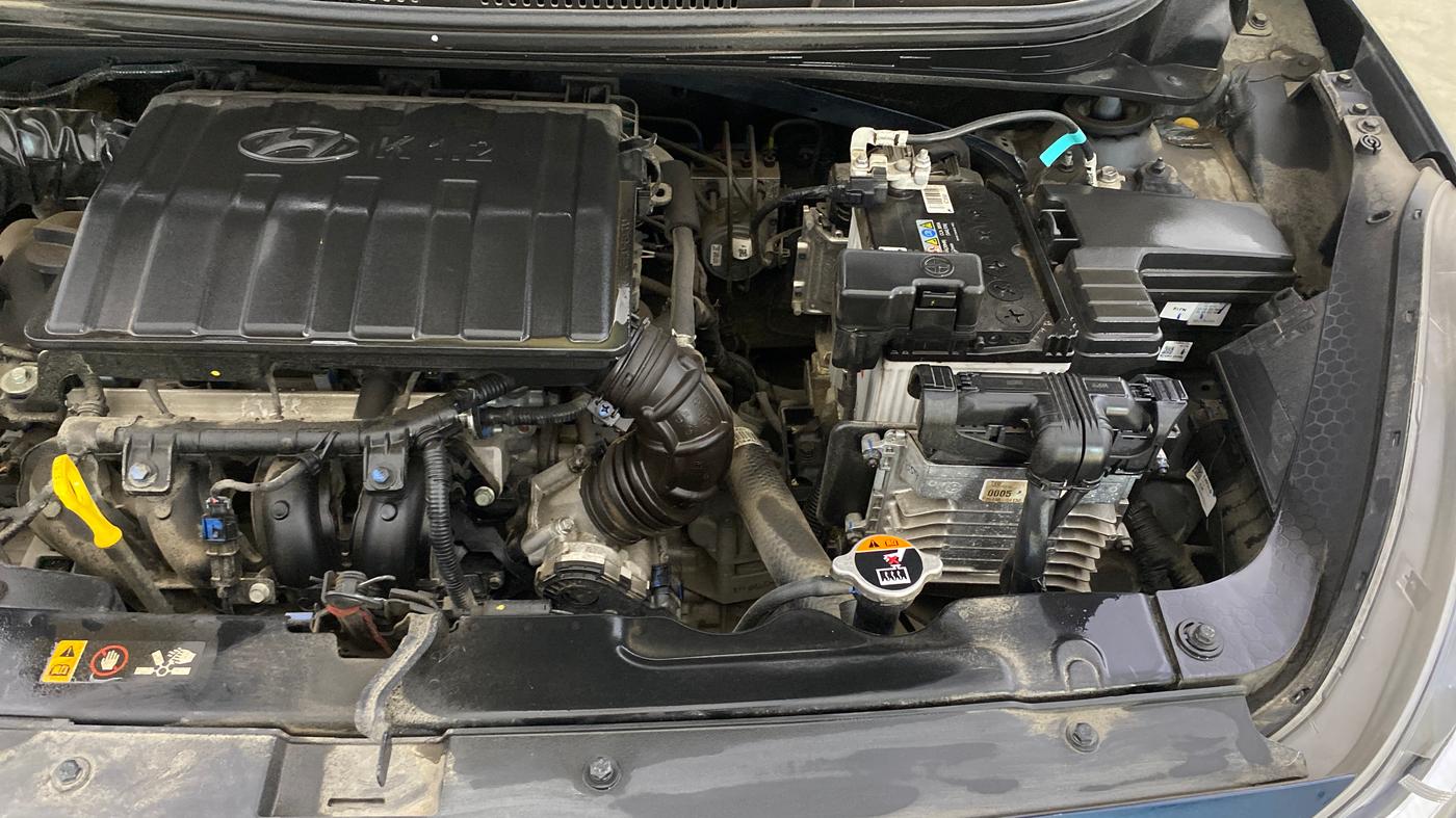 2024 Hyundai GRAND I10 NIOS SPORTZ AMT 1.2 KAPPA VTVT, Petrol, Automatic, 4,301 km, Engine View - Left