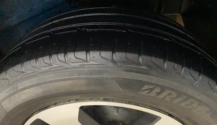 2018 Tata NEXON XZ PLUS PETROL, Petrol, Manual, 34,752 km, Left Rear Tyre Tread
