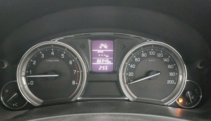 2017 Maruti Ciaz DELTA 1.4 MT PETROL, Petrol, Manual, 86,906 km, Odometer Image