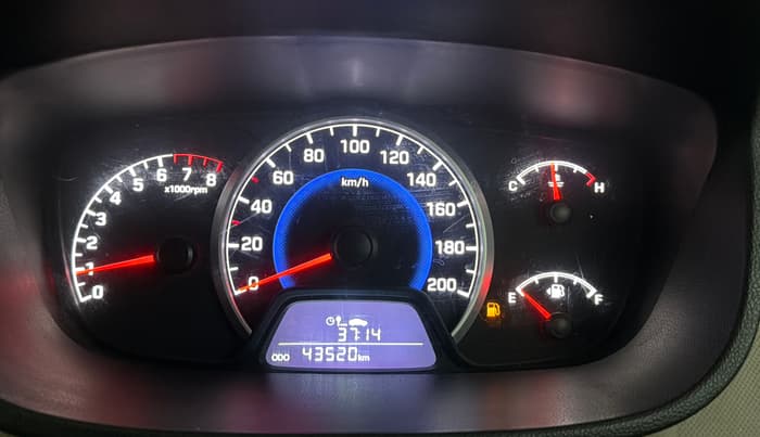2019 Hyundai Grand i10 SPORTZ 1.2 KAPPA VTVT, Petrol, Manual, 43,512 km, Odometer Image