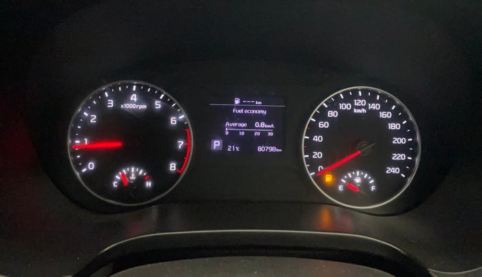 2020 KIA SELTOS HTX IVT 1.5 PETROL, Petrol, Automatic, 80,797 km, Odometer Image