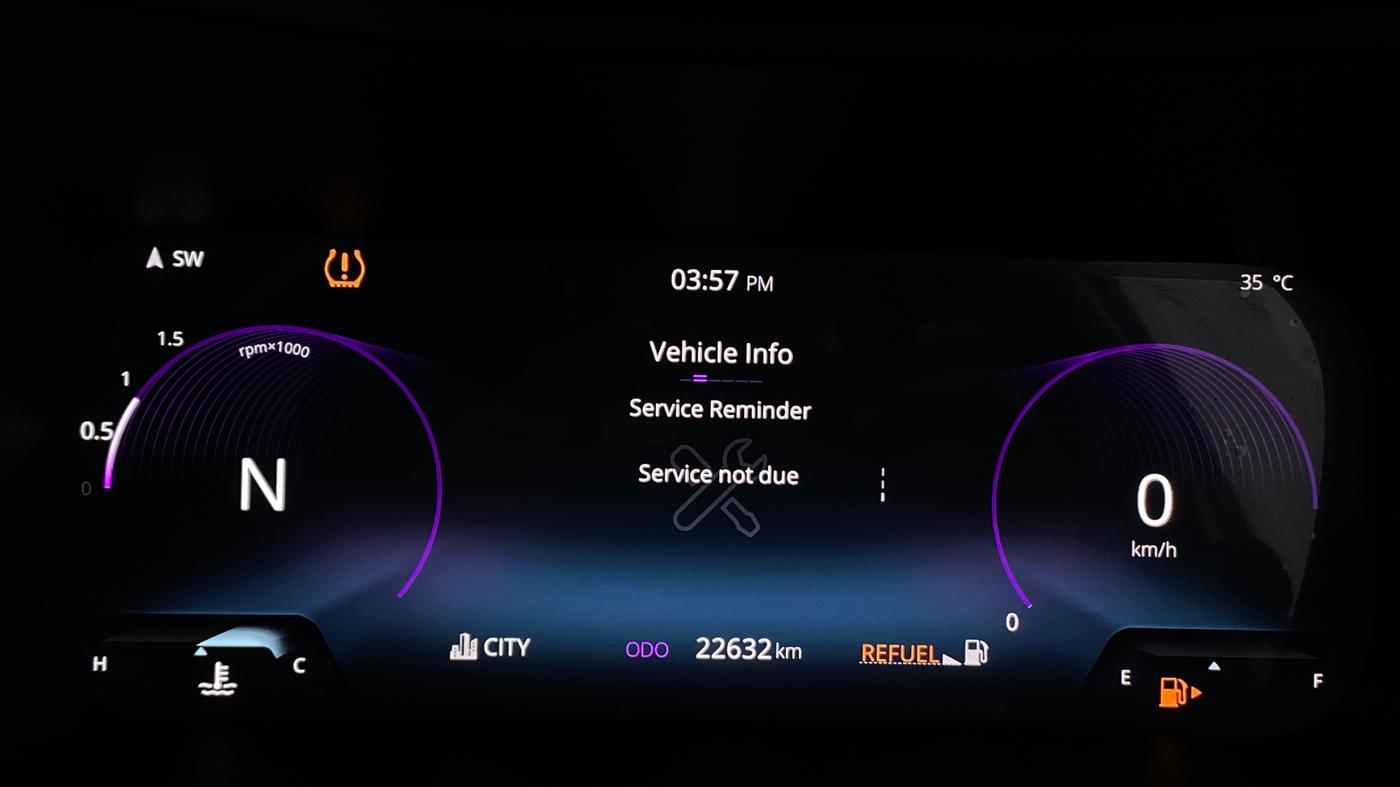 2024 Tata NEXON FEARLESS + DCA DUAL TONE 1.2 PETROL, Petrol, Automatic, 22,647 km, Odometer Image