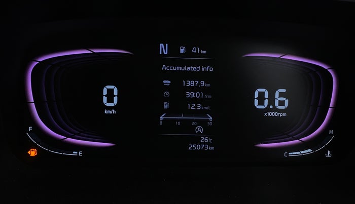 2023 KIA CARENS  PRESTIGE 1.5 TURBO PETROL IMT 7 STR , Petrol, Manual, 25,067 km, Odometer Image