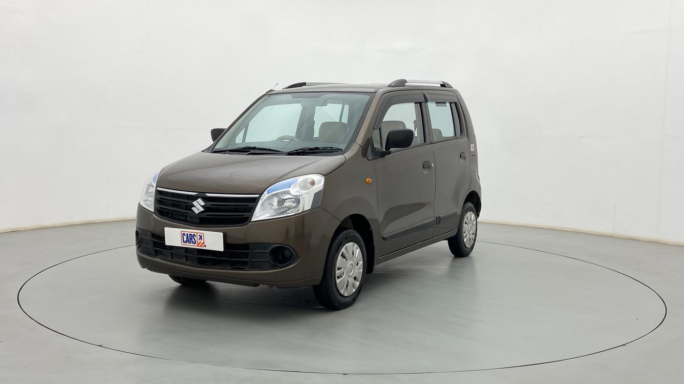2012 Maruti Wagon R 1.0 LXI CNG, CNG, Manual, 91,796 km, Left Front Diagonal