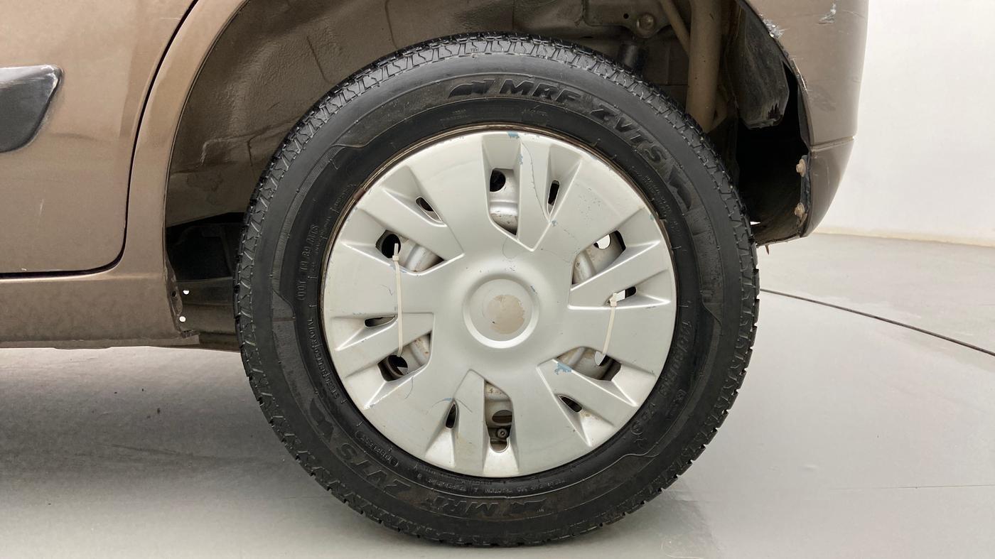 2012 Maruti Wagon R 1.0 LXI CNG, CNG, Manual, 91,796 km, Left Rear Wheel