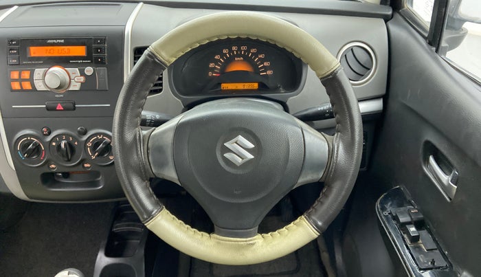 2012 Maruti Wagon R 1.0 LXI CNG, CNG, Manual, 91,796 km, Steering Wheel Close Up