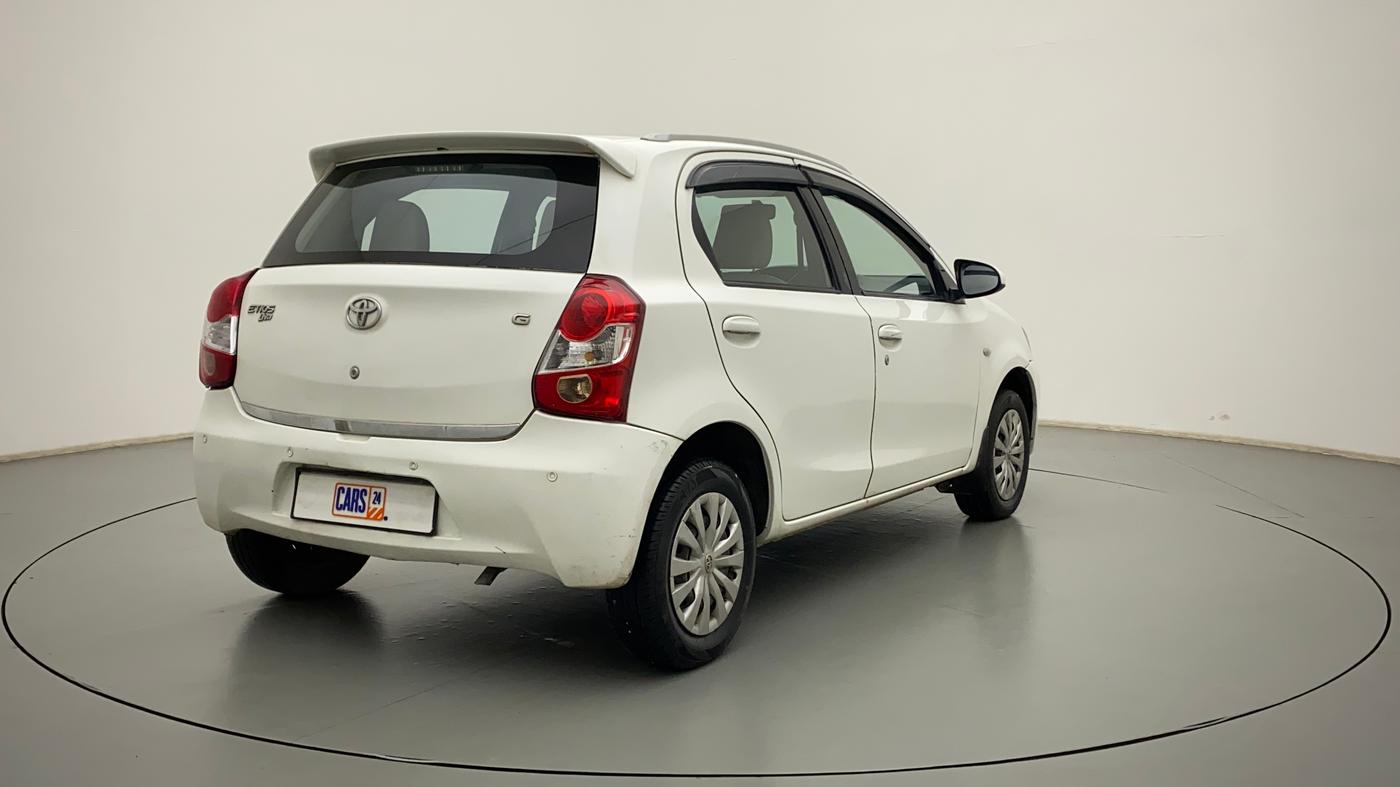 2013 Toyota Etios Liva G, Petrol, Manual, 42,880 km, Right Back Diagonal