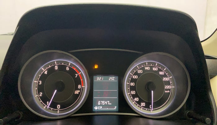 2018 Maruti Dzire ZXI, Petrol, Manual, 67,544 km, Odometer Image