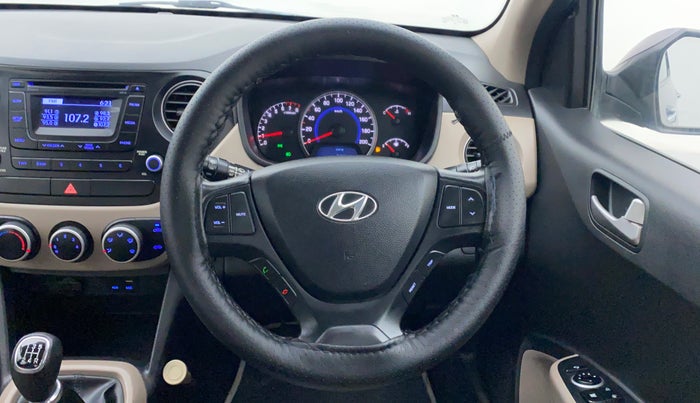 2016 Hyundai Grand i10 ASTA 1.2 VTVT, Petrol, Manual, 36,764 km, Steering Wheel Close Up