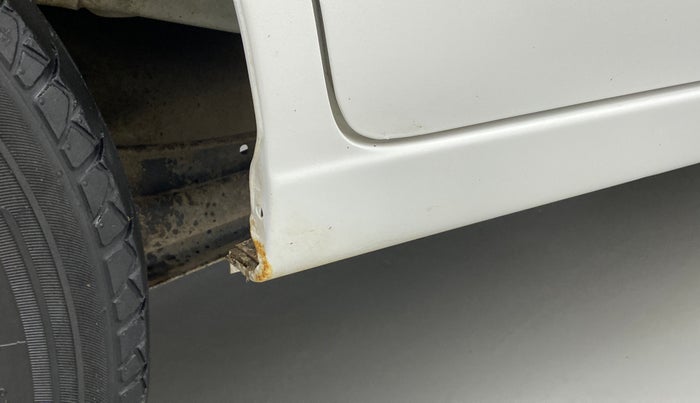 2018 Maruti Wagon R 1.0 LXI CNG, CNG, Manual, 1,09,590 km, Right running board - Slightly rusted
