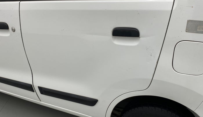 2018 Maruti Wagon R 1.0 LXI CNG, CNG, Manual, 1,09,590 km, Rear left door - Minor scratches