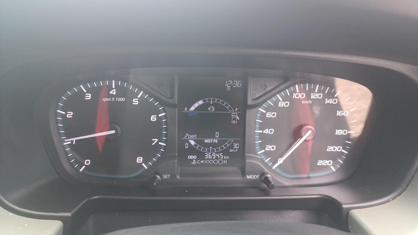 2023 Tata PUNCH ADVENTURE MT, Petrol, Manual, 36,943 km, Odometer Image