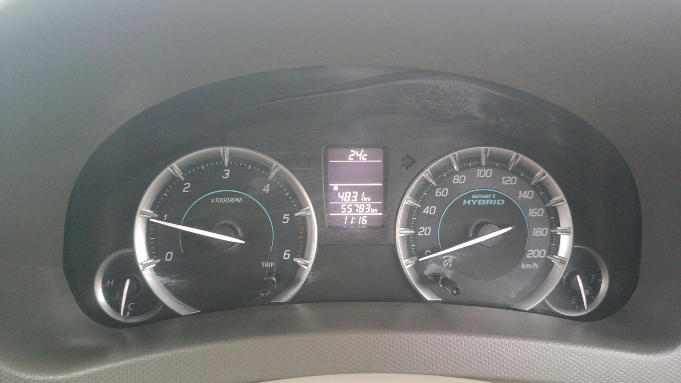 2018 Maruti Ertiga ZDI + SHVS, Diesel, Manual, 55,781 km, Odometer Image