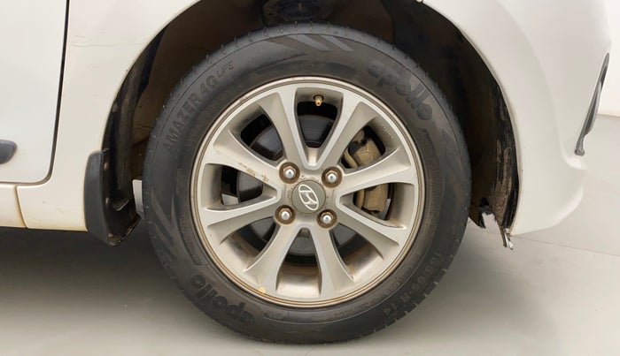 2015 Hyundai Grand i10 ASTA (O) 1.2 KAPPA VTVT, Petrol, Manual, 85,961 km, Right Front Wheel