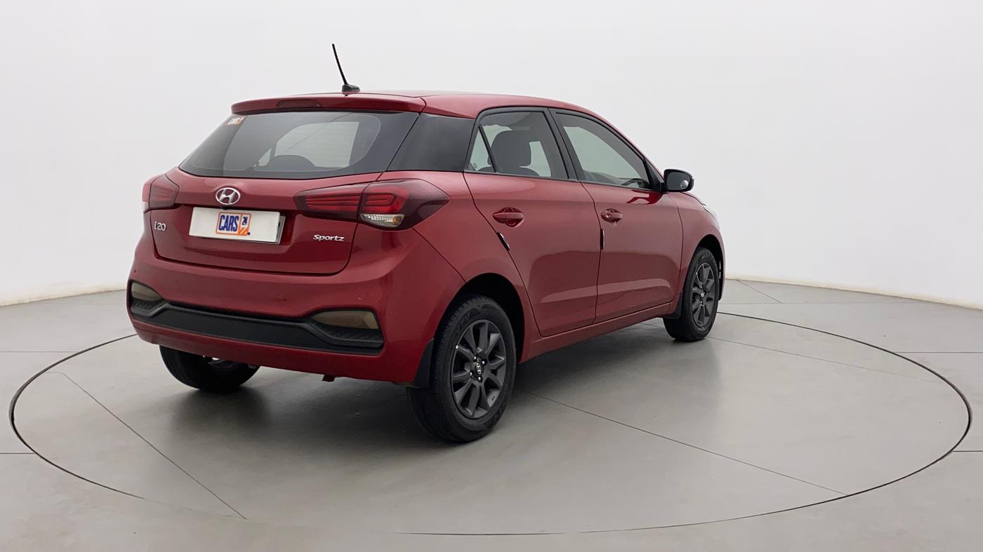 2020 Hyundai Elite i20 SPORTZ PLUS 1.2, Petrol, Manual, 38,572 km, Right Back Diagonal