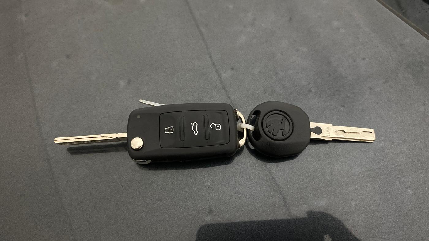 2019 Skoda Rapid STYLE 1.6 MPI, Petrol, Manual, 56,990 km, Key Close Up