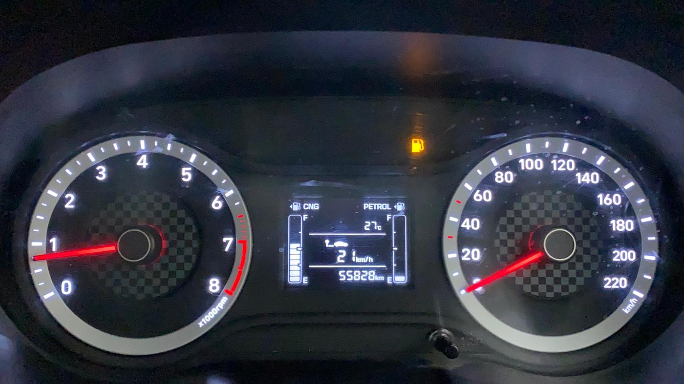 2021 Hyundai GRAND I10 NIOS SPORTZ 1.2 KAPPA VTVT CNG, CNG, Manual, 55,828 km, Odometer Image