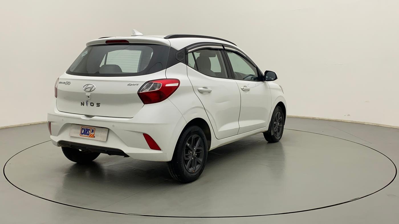2021 Hyundai GRAND I10 NIOS SPORTZ 1.2 KAPPA VTVT CNG, CNG, Manual, 55,828 km, Right Back Diagonal