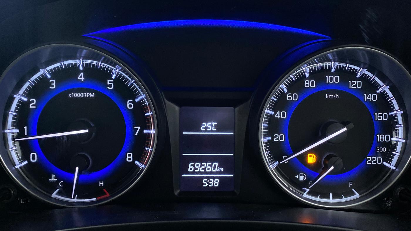 2018 Maruti Baleno DELTA 1.2 K12, Petrol, Manual, 69,298 km, Odometer Image