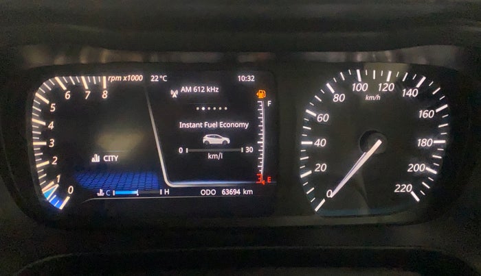 2022 Tata ALTROZ XZ PLUS PETROL DARK EDITION, Petrol, Manual, 63,714 km, Odometer Image