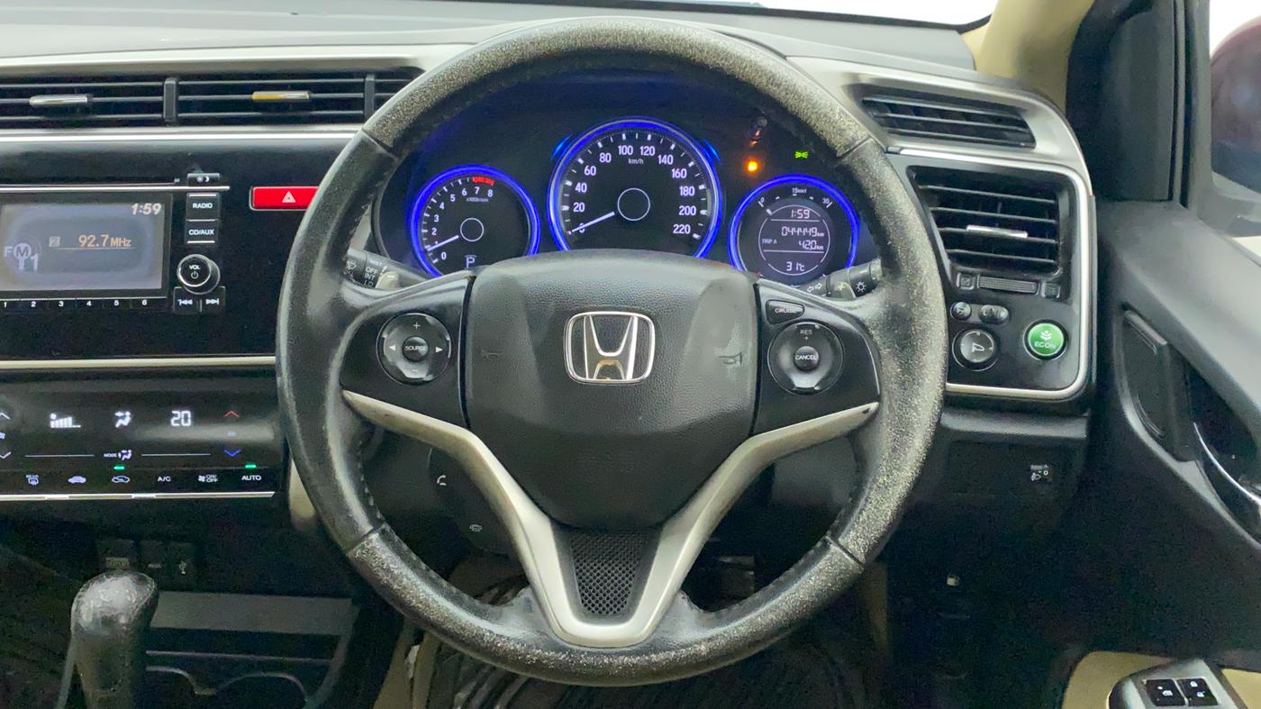 2014 Honda City 1.5L I-VTEC VX CVT, Petrol, Automatic, 44,449 km, Steering Wheel Close Up