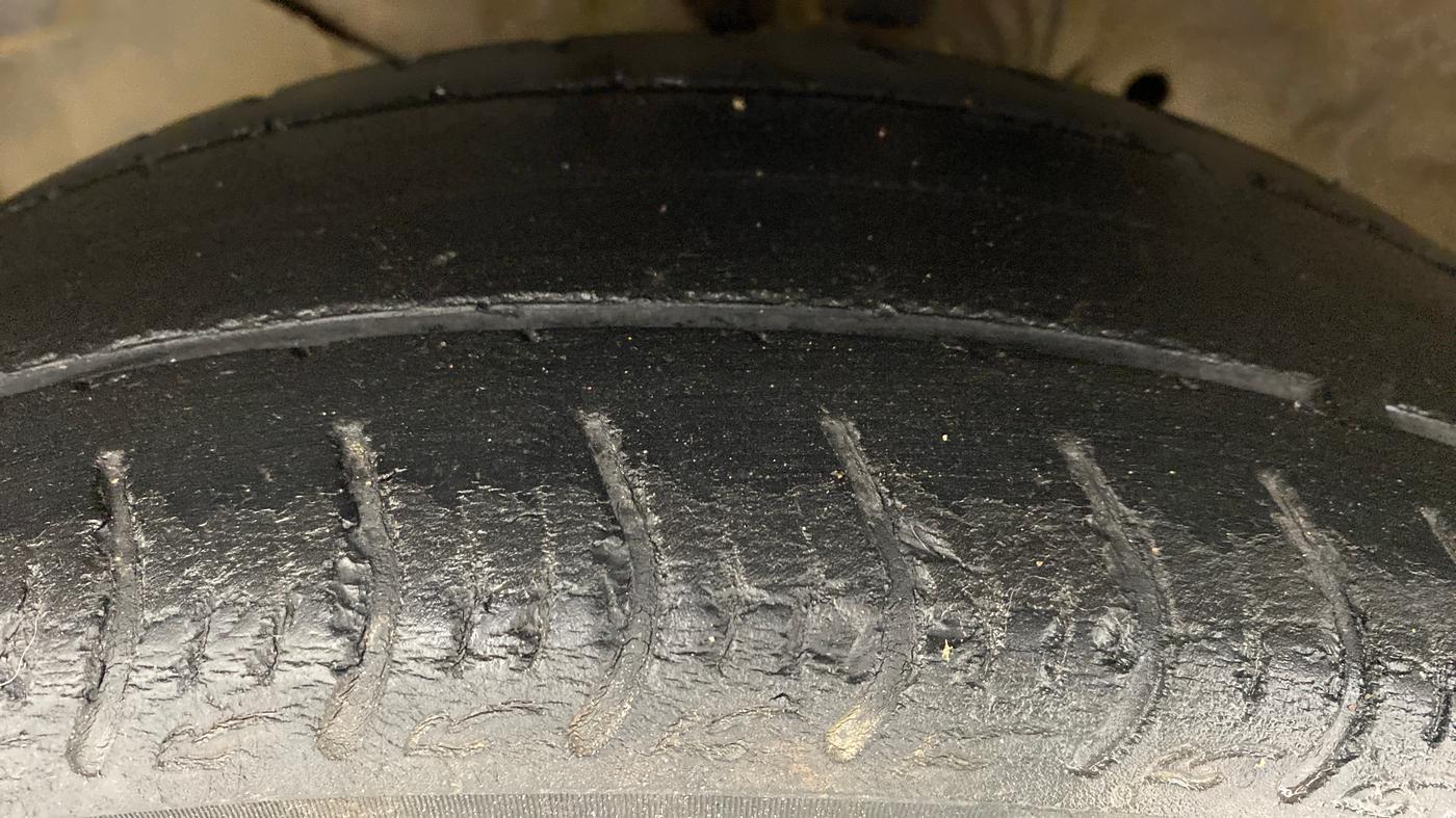 2018 Honda Amaze 1.2 V CVT I VTEC, Petrol, Automatic, 54,792 km, Left Front Tyre Tread