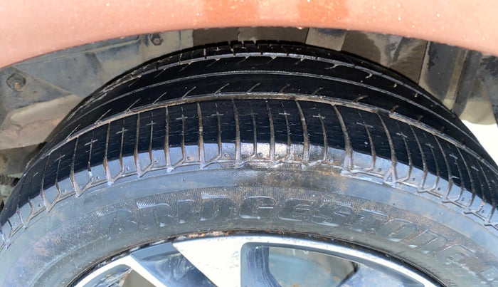 2017 Tata TIGOR XZ (O) PETROL, Petrol, Manual, 53,433 km, Left Rear Tyre Tread