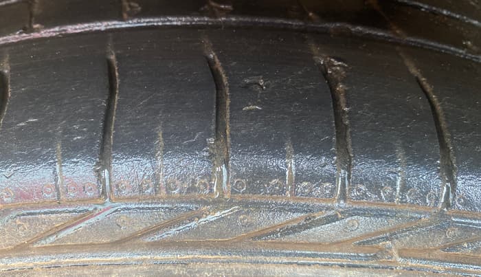 2021 Tata NEXON XZA PLUS SUNROOF PETROL, Petrol, Automatic, 69,092 km, Left Front Tyre Tread