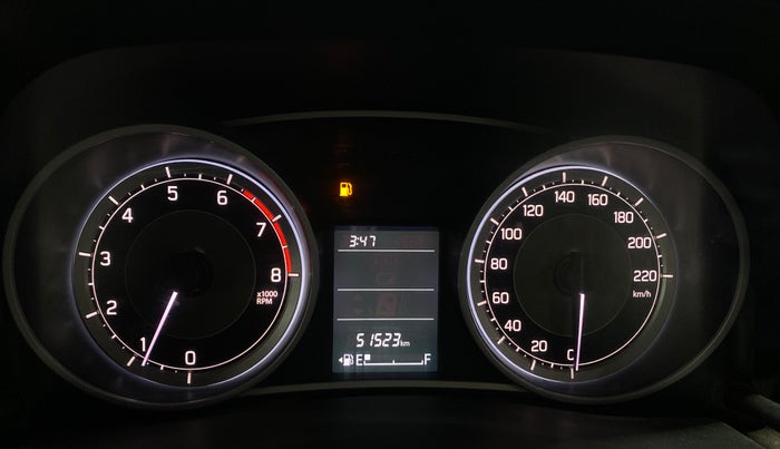 2020 Maruti Dzire VXI, Petrol, Manual, 51,475 km, Odometer Image